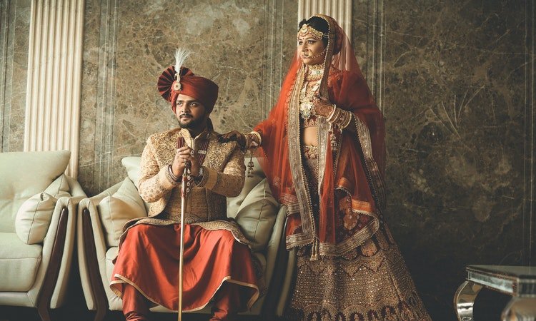 Traditional bridal makeup