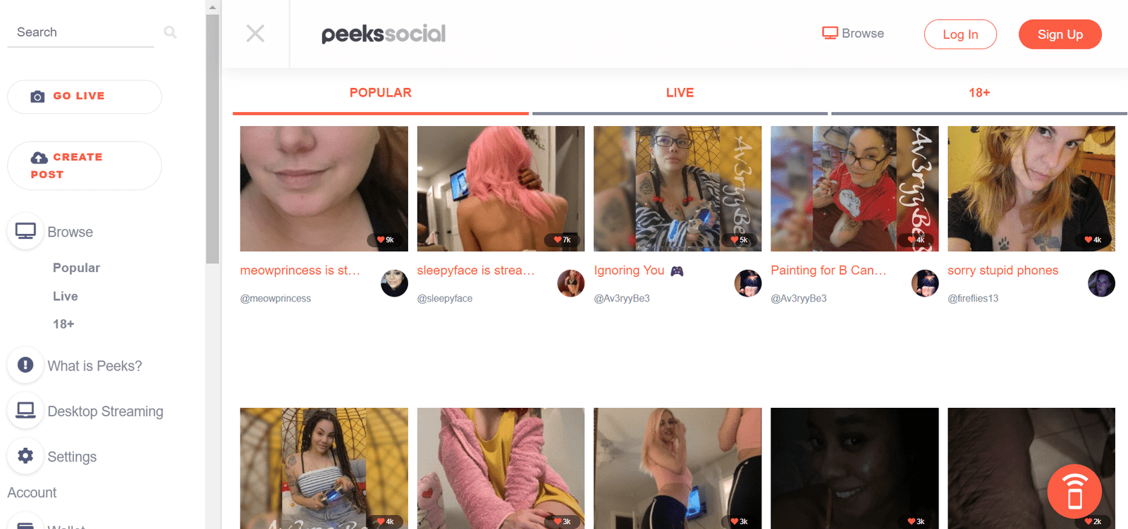 Peeks Social